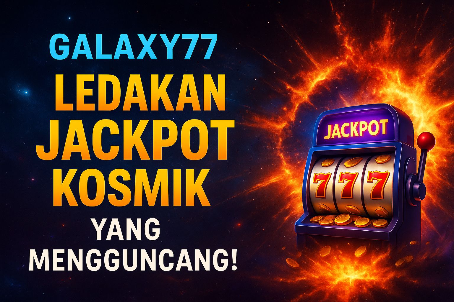 Galaxy77: Ledakan Jackpot Kosmik yang Mengguncang!