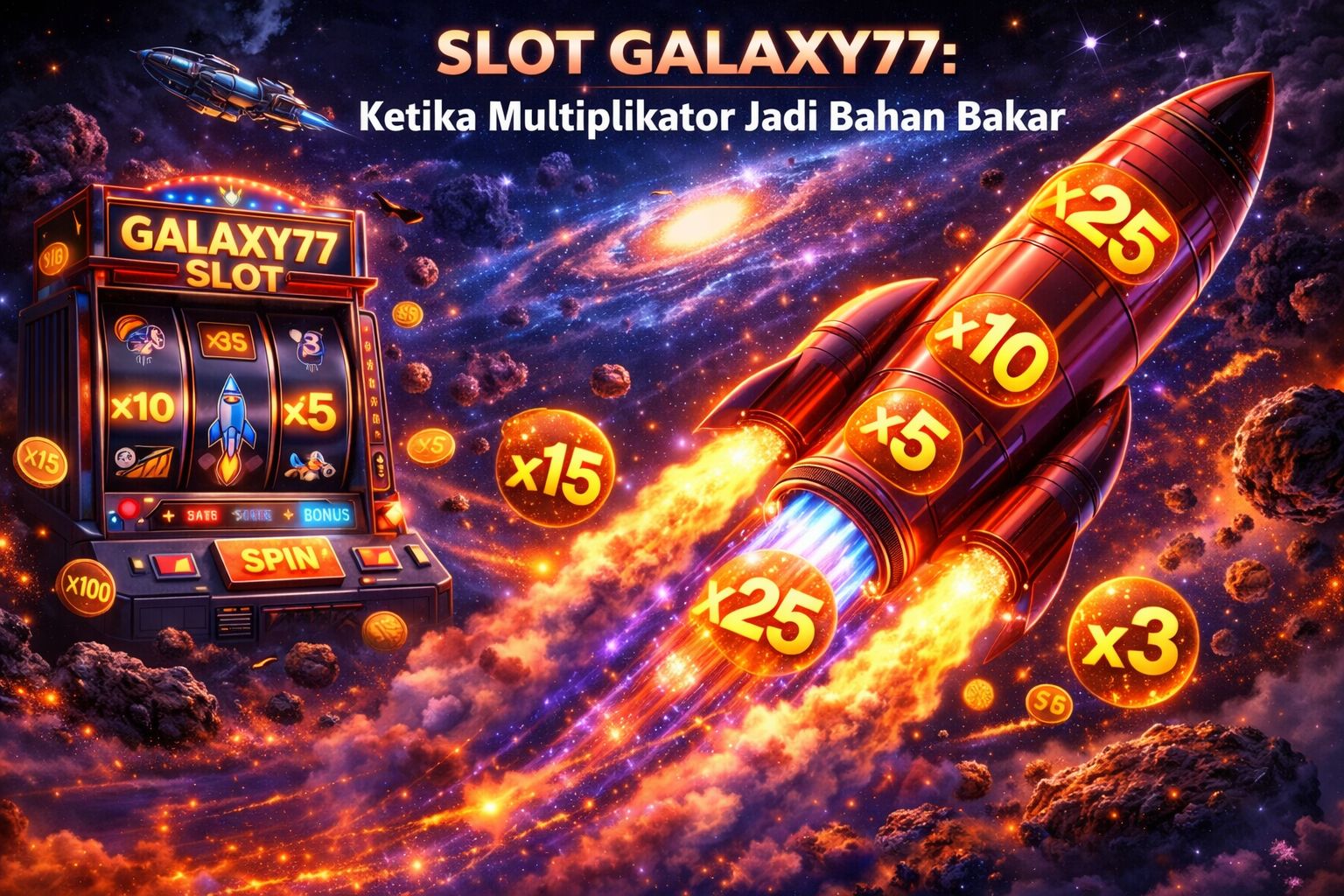 Slot GALAXY77: Ketika Multiplikator Jadi Bahan Bakar